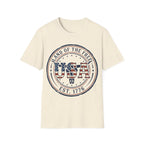 Western Longhorn Land Of The Free USA T-Shirt