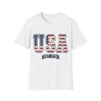 Vintage USA Varsity Est 1776 T-Shirt | Distressed Collegiate Patriotic Tee