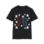 Spirit of '76 Retro Patriotic T-Shirt | Vintage 1776 Stars Tee