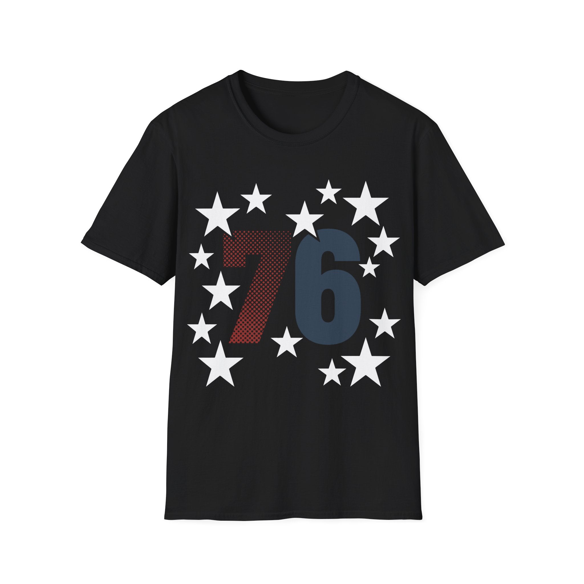 Spirit of '76 Retro Patriotic T-Shirt | Vintage 1776 Stars Tee
