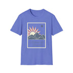 America The Beautiful Retro Mountain Sun T-Shirt