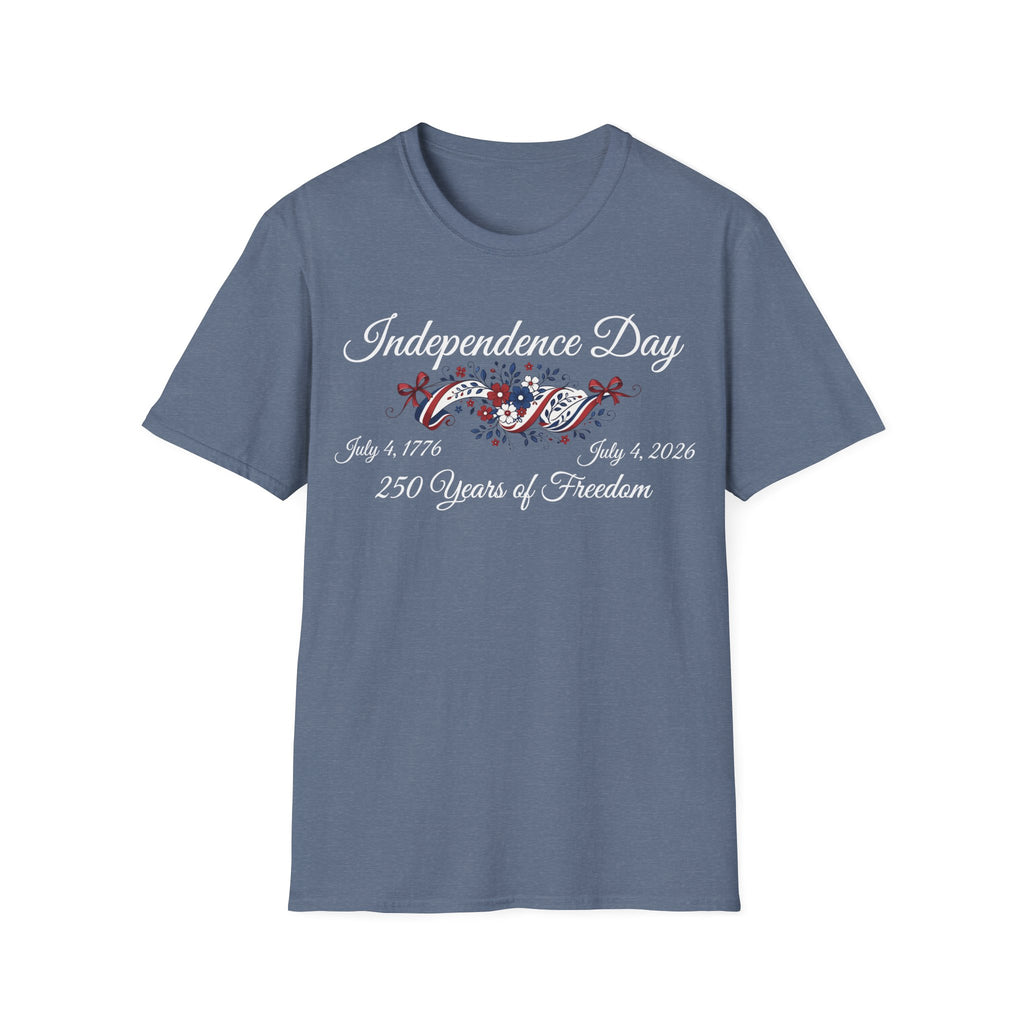 America 250th Anniversary Shirt | 250 Years of Freedom Floral Tee