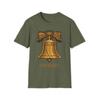 8-Bit Liberty Bell T-Shirt | Retro Gamer Freedom Pixel Art Tee
