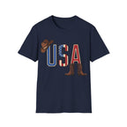 Western Cowboy Hat And Boots USA T-Shirt
