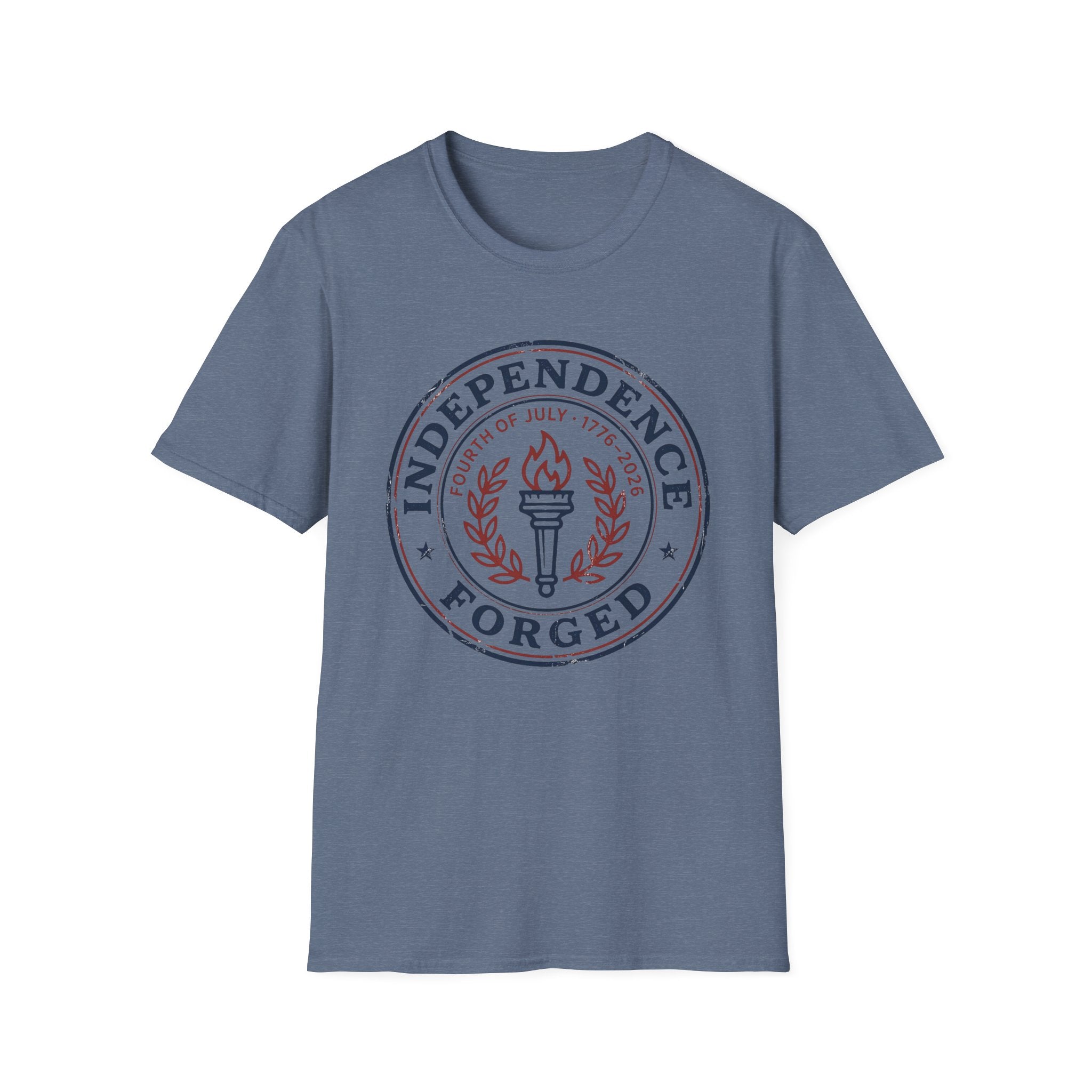 Independence Forged 250th Anniversary Shirt | Retro 1776-2026 Liberty Torch Tee