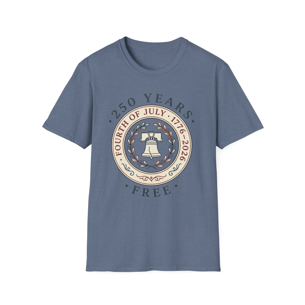 America 250th Anniversary T-Shirt | 250 Years Free Liberty Bell Tee