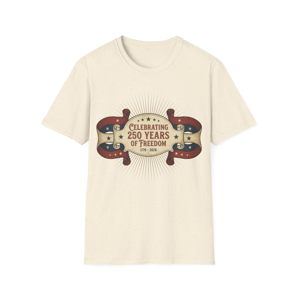 Celebrating 250 Years of Freedom: Vintage USA Anniversary T-Shirt