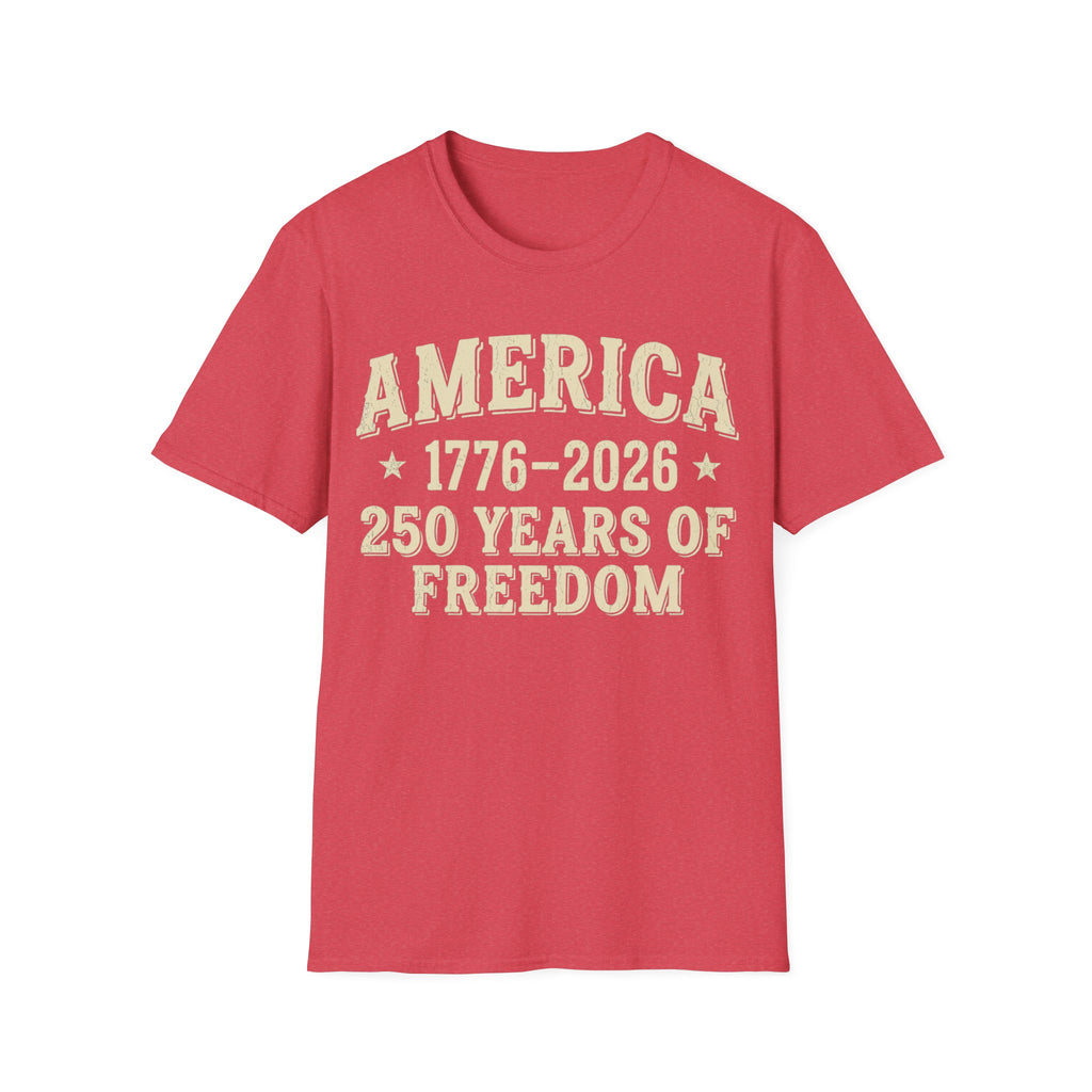 America 250 T-Shirt | Vintage 1776-2026 250 Years of Freedom Tee