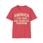 America 250 T-Shirt | Vintage 1776-2026 250 Years of Freedom Tee