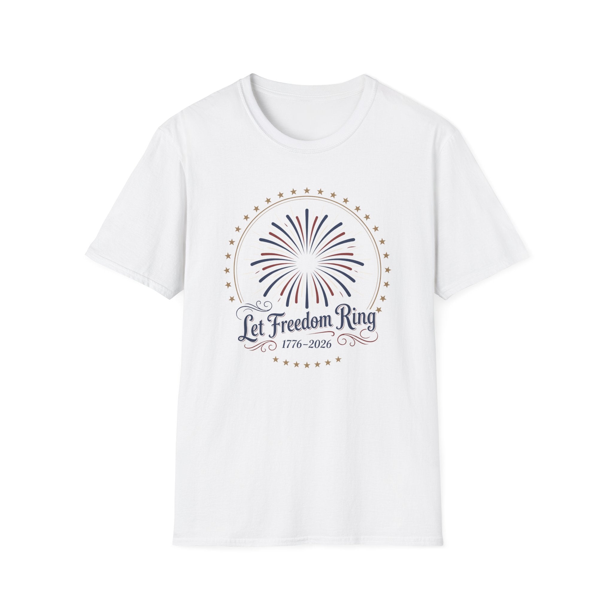 Let Freedom Ring: America 250th Anniversary Fireworks T-Shirt (1776-2026)