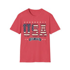 Vintage USA Varsity Est 1776 T-Shirt | Distressed Collegiate Patriotic Tee
