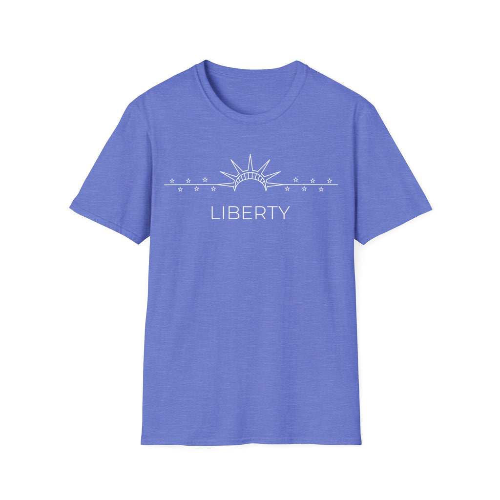 Minimalist Statue of Liberty T-Shirt | Subtle Patriotic Line Art Tee