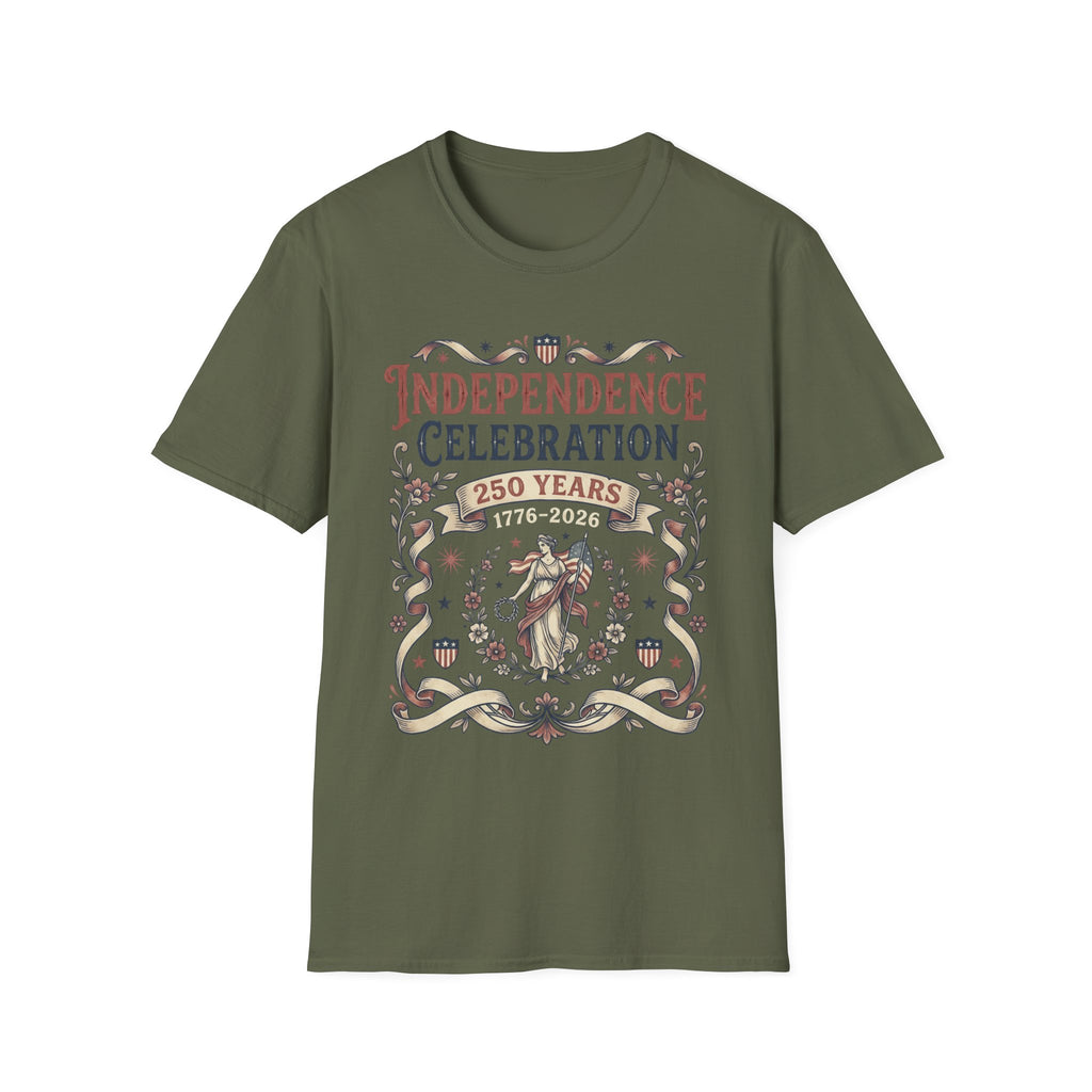 America 250 Lady Liberty Shirt | Vintage 1776-2026 Independence Celebration