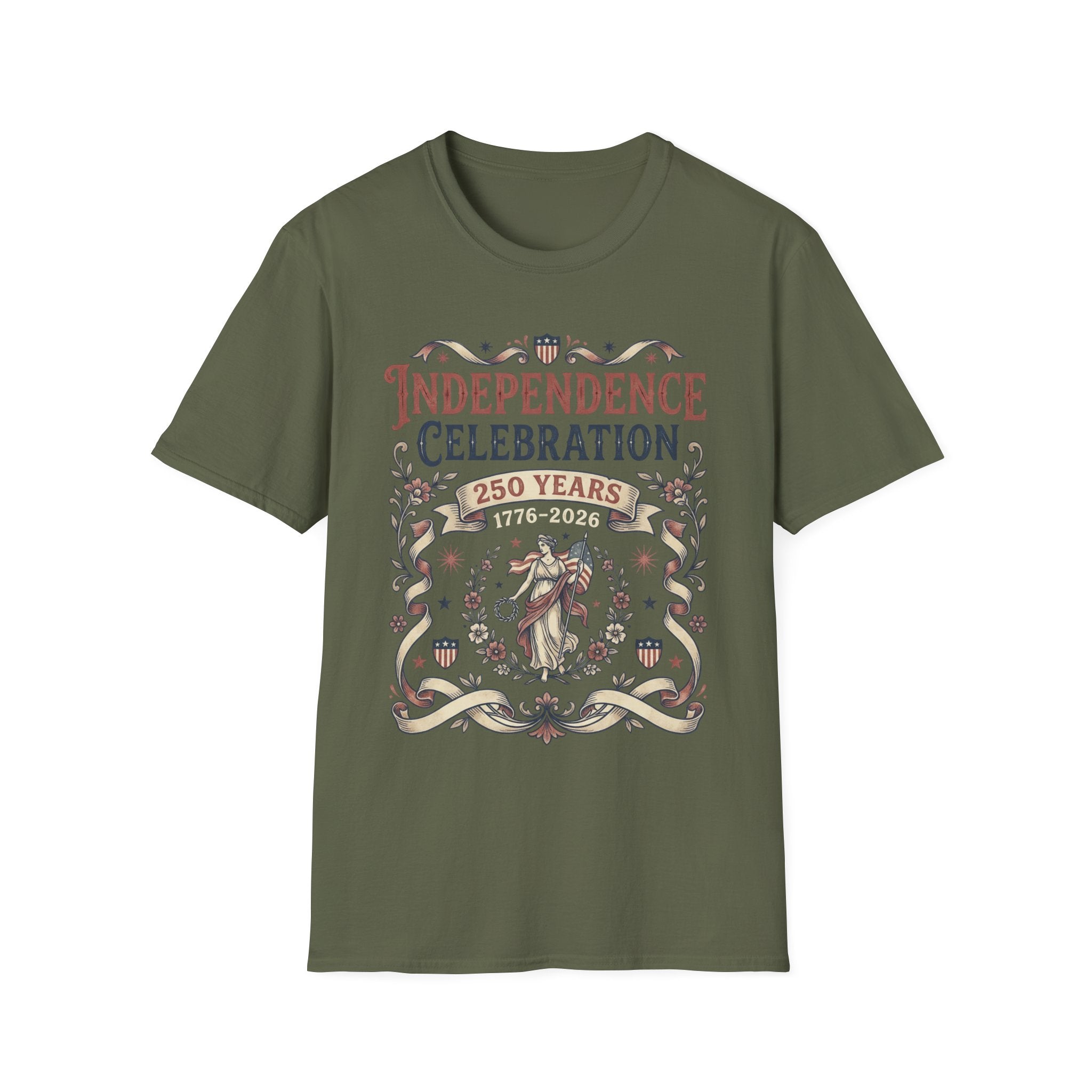 America 250 Lady Liberty Shirt | Vintage 1776-2026 Independence Celebration