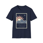 America The Beautiful Retro Mountain Sun T-Shirt