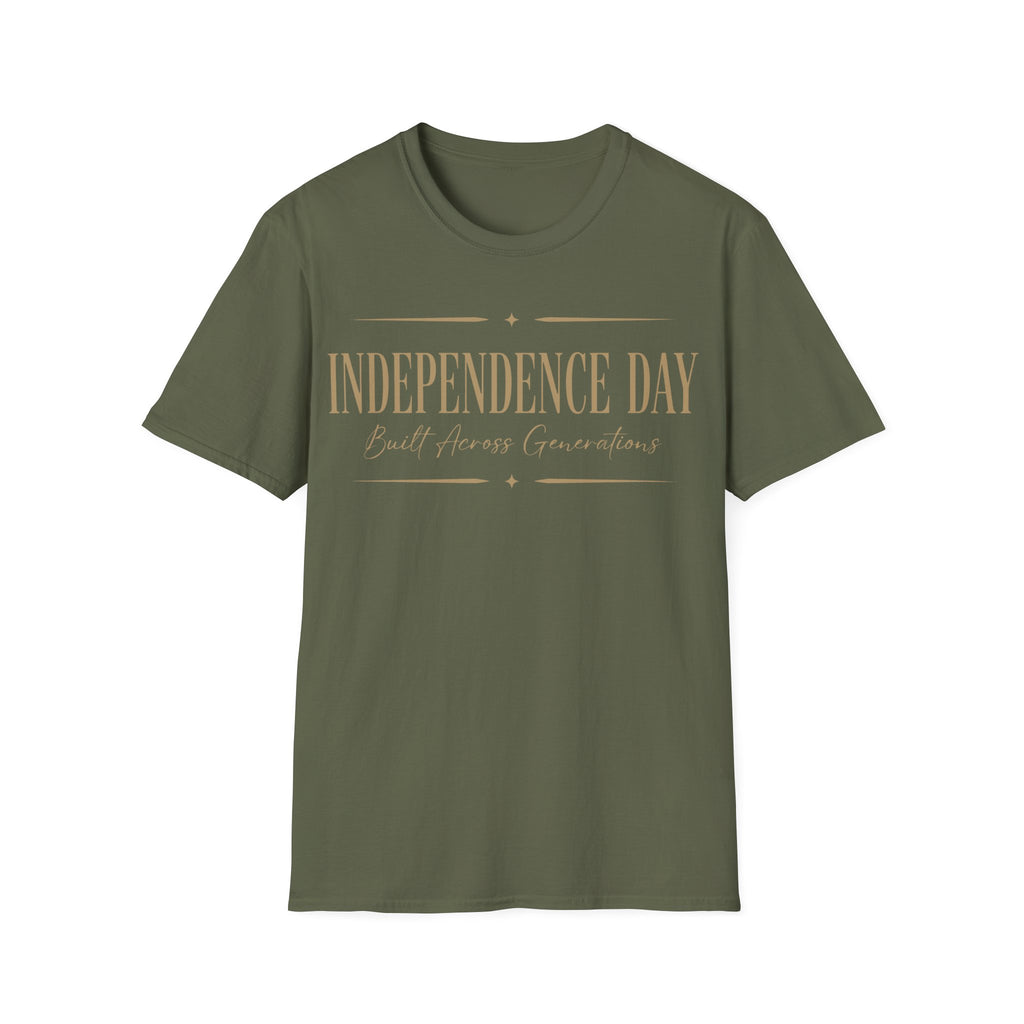 Independence Day Built Across Generations Shirt | American Heritage Tee