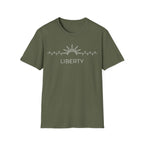 Minimalist Statue of Liberty T-Shirt | Subtle Patriotic Line Art Tee