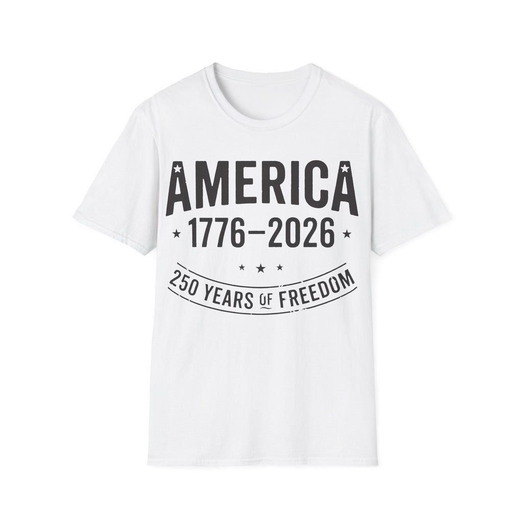 America 250 T-Shirt | Vintage Distressed 1776-2026 Freedom Tee