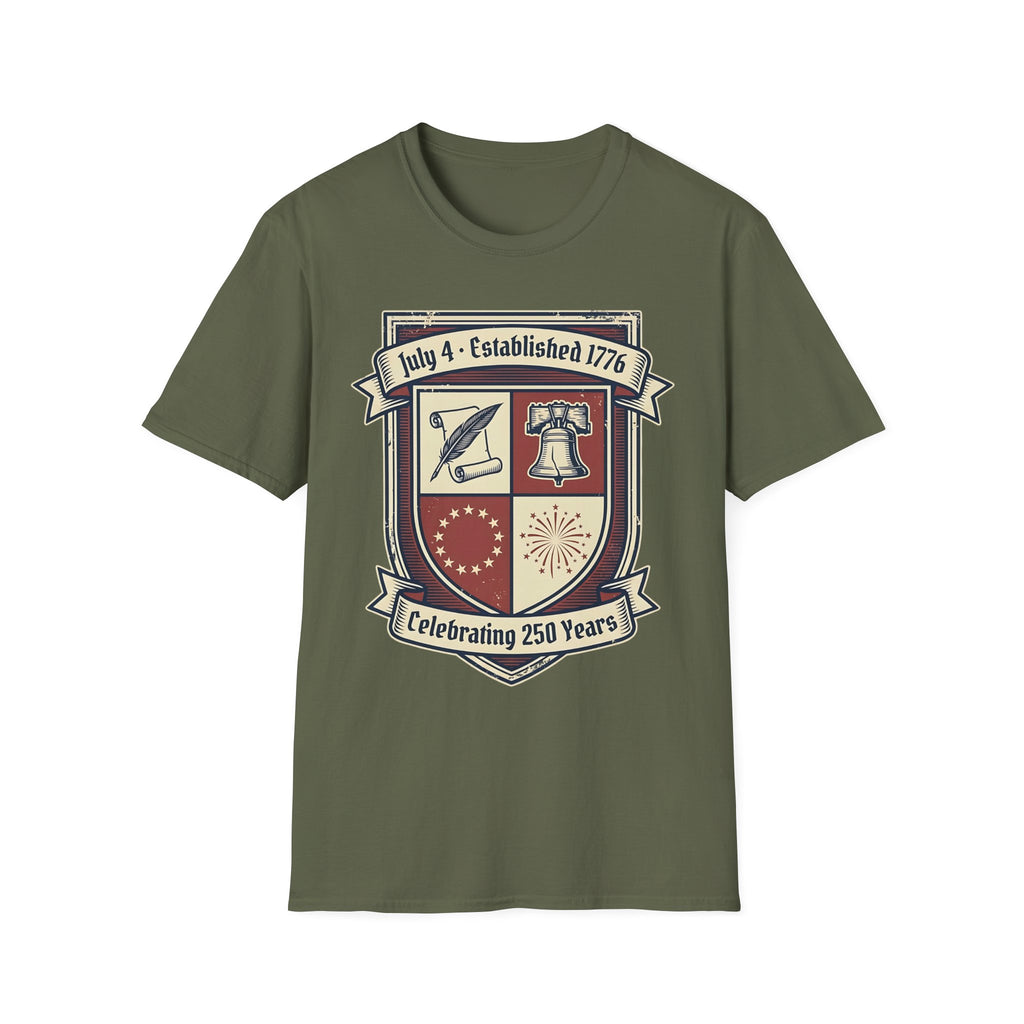 Vintage USA 250th Anniversary Crest T-Shirt | Semiquincentennial Shirt