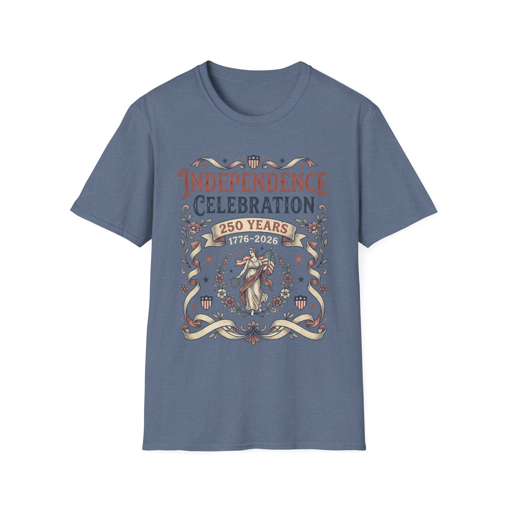 America 250 Lady Liberty Shirt | Vintage 1776-2026 Independence Celebration
