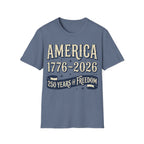 America 250th Anniversary 1776-2026 Vintage Patriotic T-Shirt
