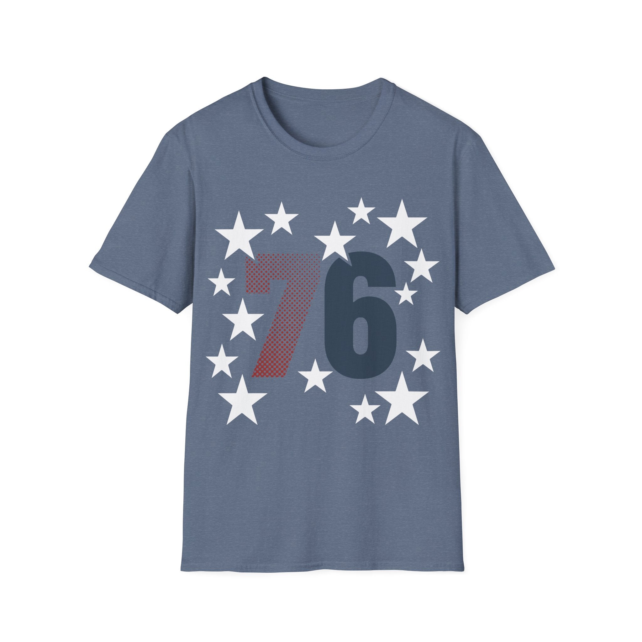 Spirit of '76 Retro Patriotic T-Shirt | Vintage 1776 Stars Tee