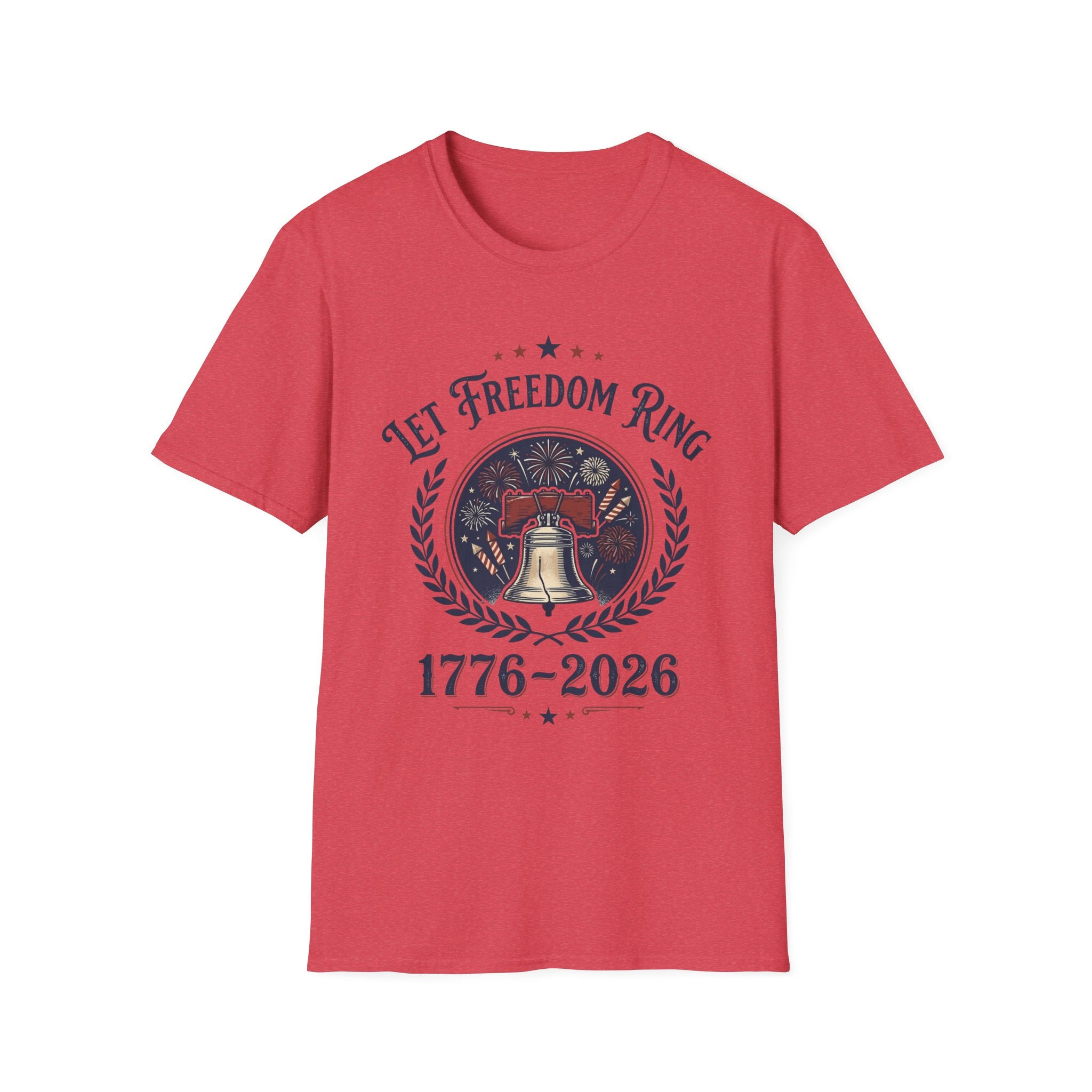 Let Freedom Ring 1776-2026 T-Shirt | Vintage Liberty Bell America 250 Tee