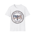 Western Longhorn Land Of The Free USA T-Shirt