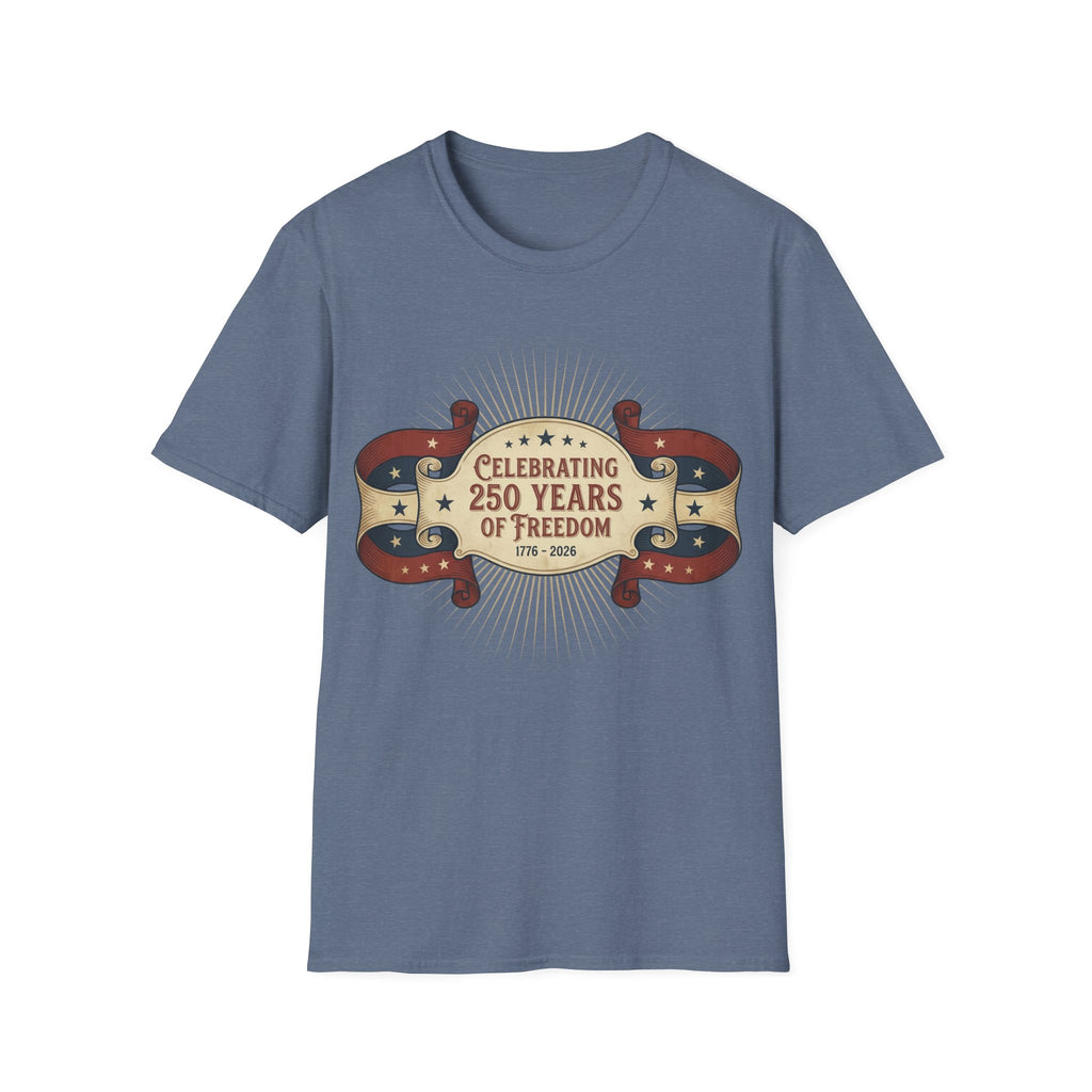 Celebrating 250 Years of Freedom: Vintage USA Anniversary T-Shirt