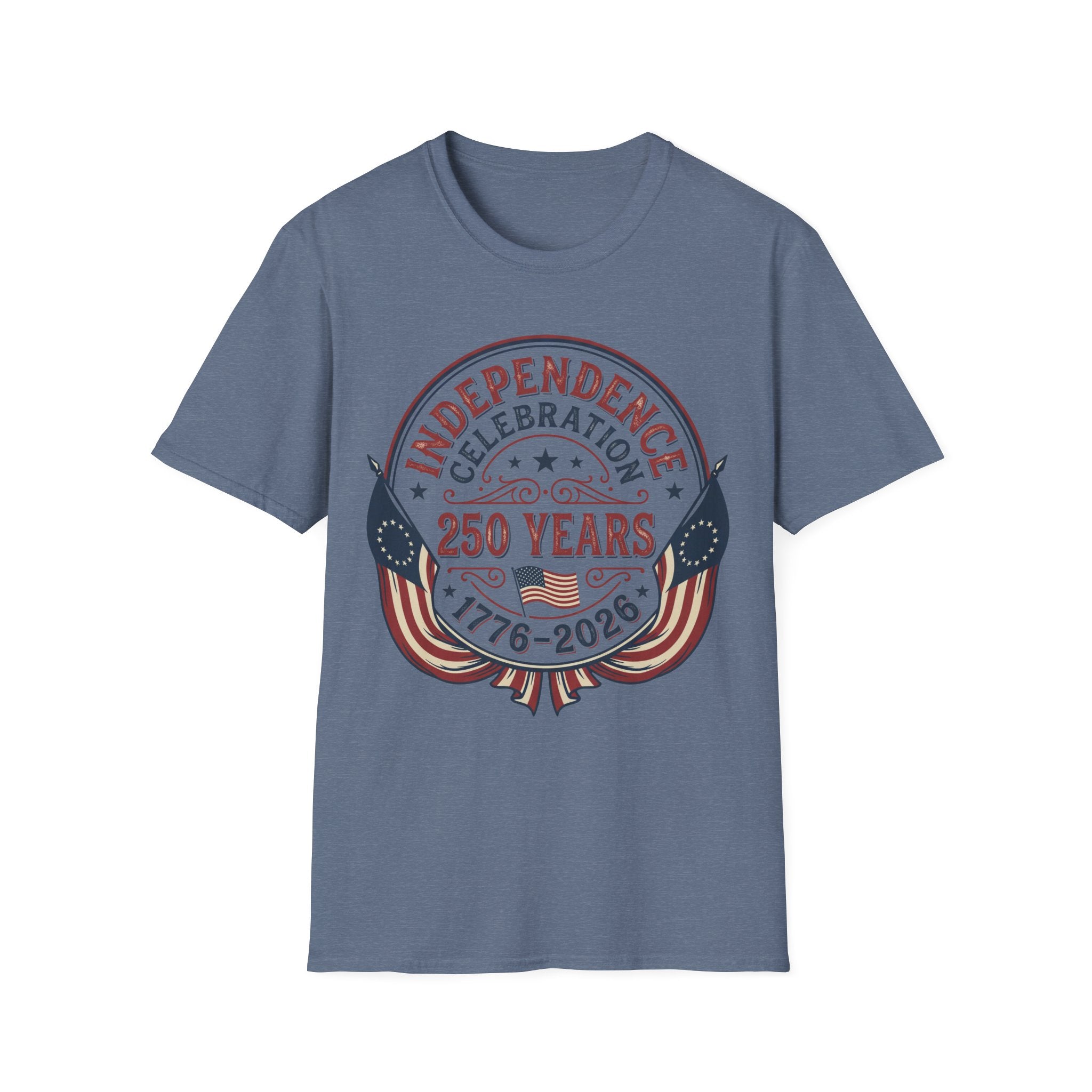 America 250 Heritage Flag Shirt | Vintage 1776-2026 Independence Celebration