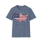 Est. 1776 USA Map: 250th Anniversary Flag T-Shirt