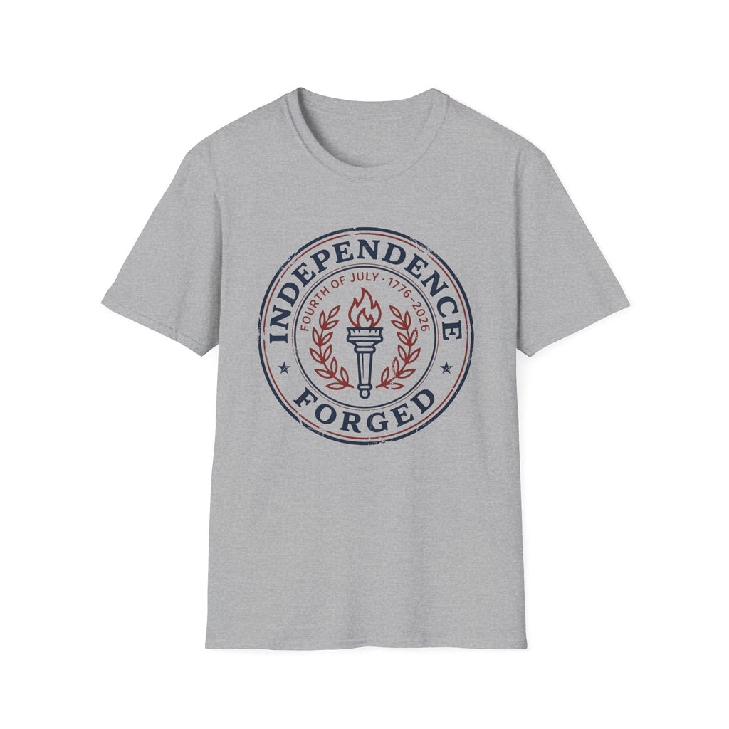 Independence Forged 250th Anniversary Shirt | Retro 1776-2026 Liberty Torch Tee