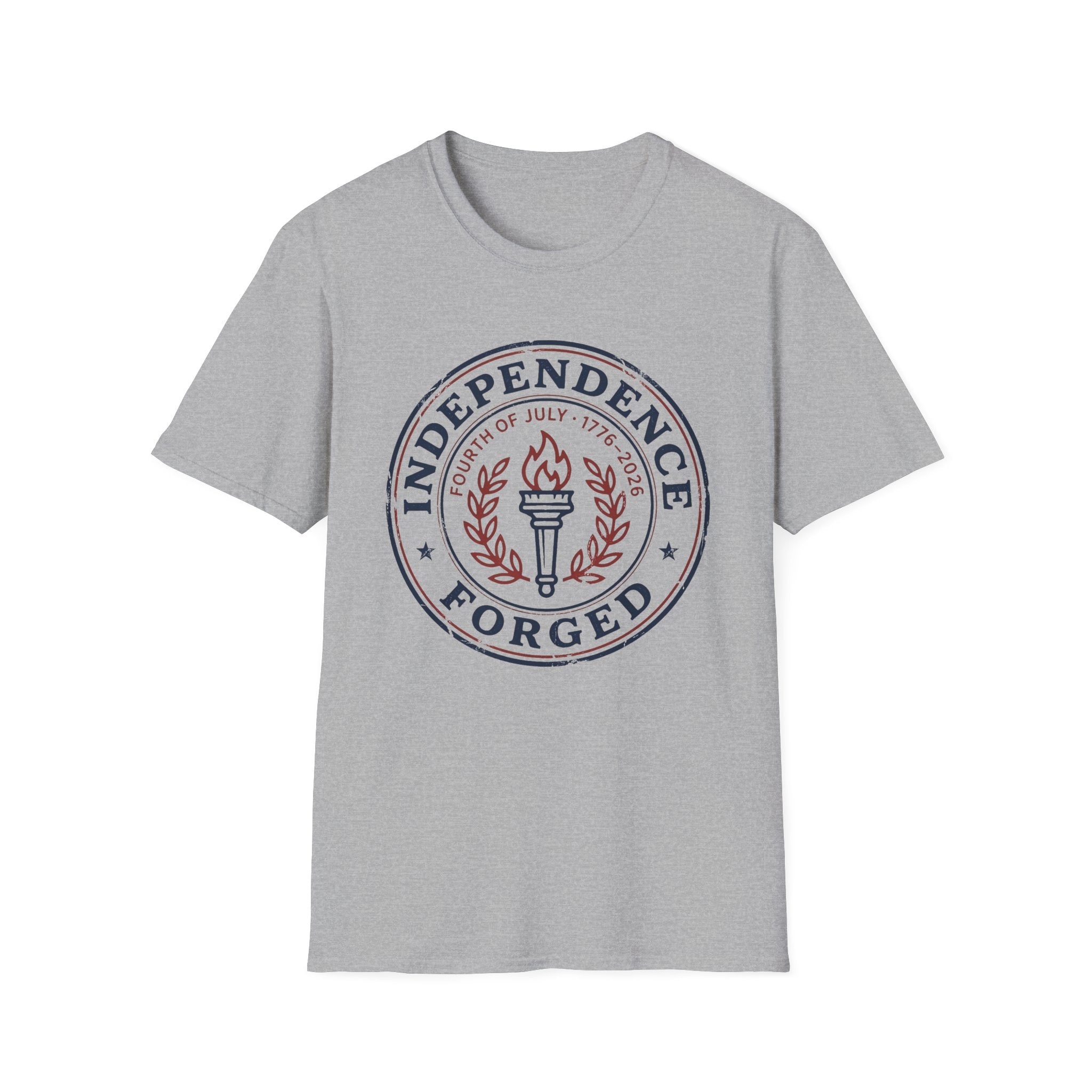 Independence Forged 250th Anniversary Shirt | Retro 1776-2026 Liberty Torch Tee