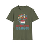 Let Freedom Bloom Retro Patriotic Floral T-Shirt | Vintage 4th of July Tee