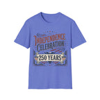 Vintage America 250 Years Independence Celebration T-Shirt