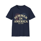 Summer in America T-Shirt | Retro Fireworks Est 1776 Tee