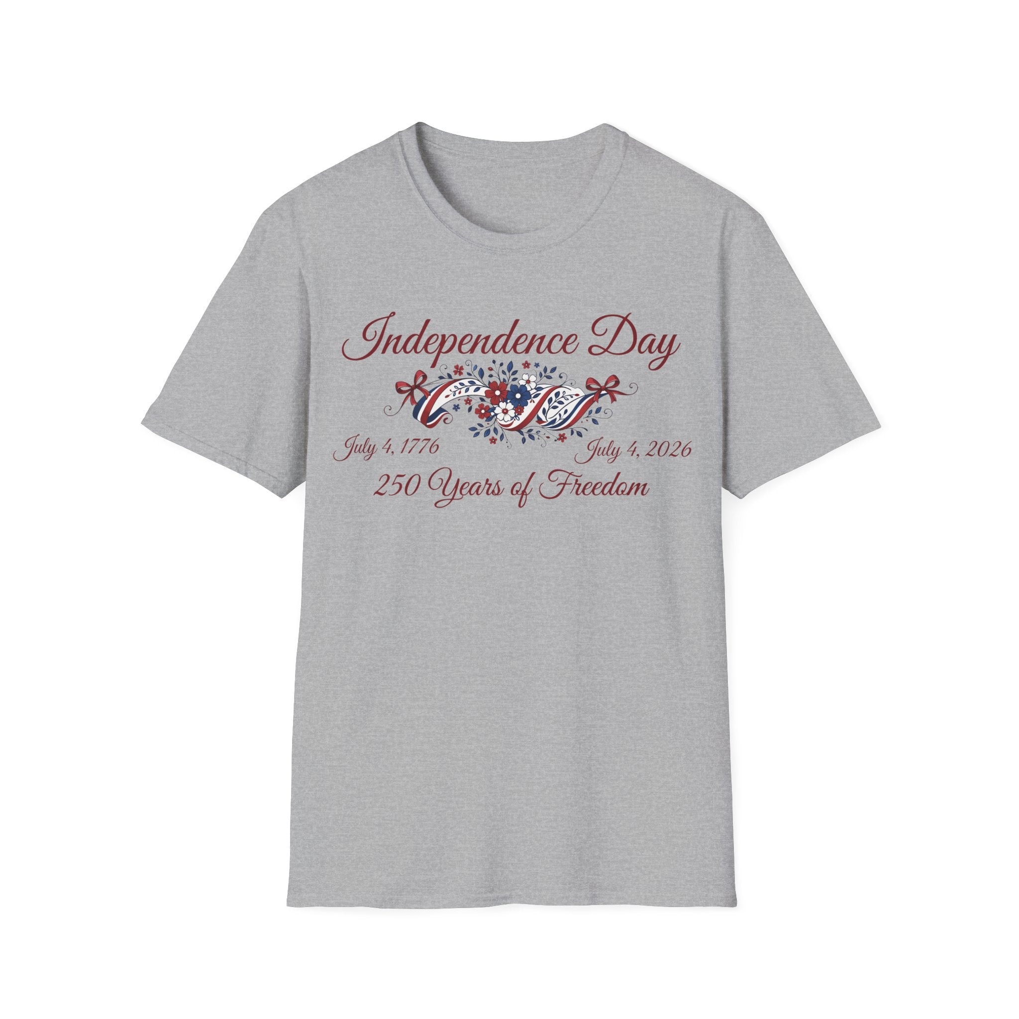 America 250th Anniversary Shirt | 250 Years of Freedom Floral Tee