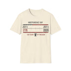 America 250 Years of Freedom: July 4th 1776-2026 T-Shirt