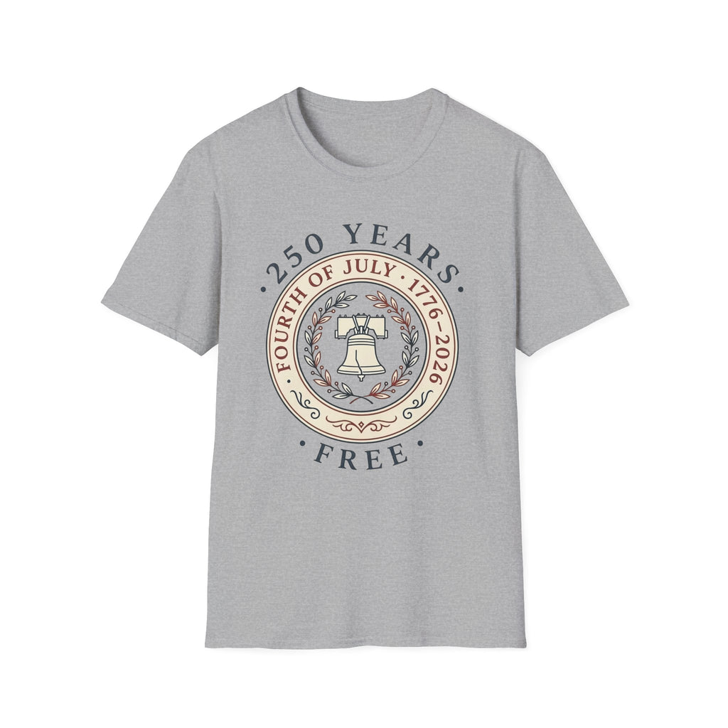 America 250th Anniversary T-Shirt | 250 Years Free Liberty Bell Tee