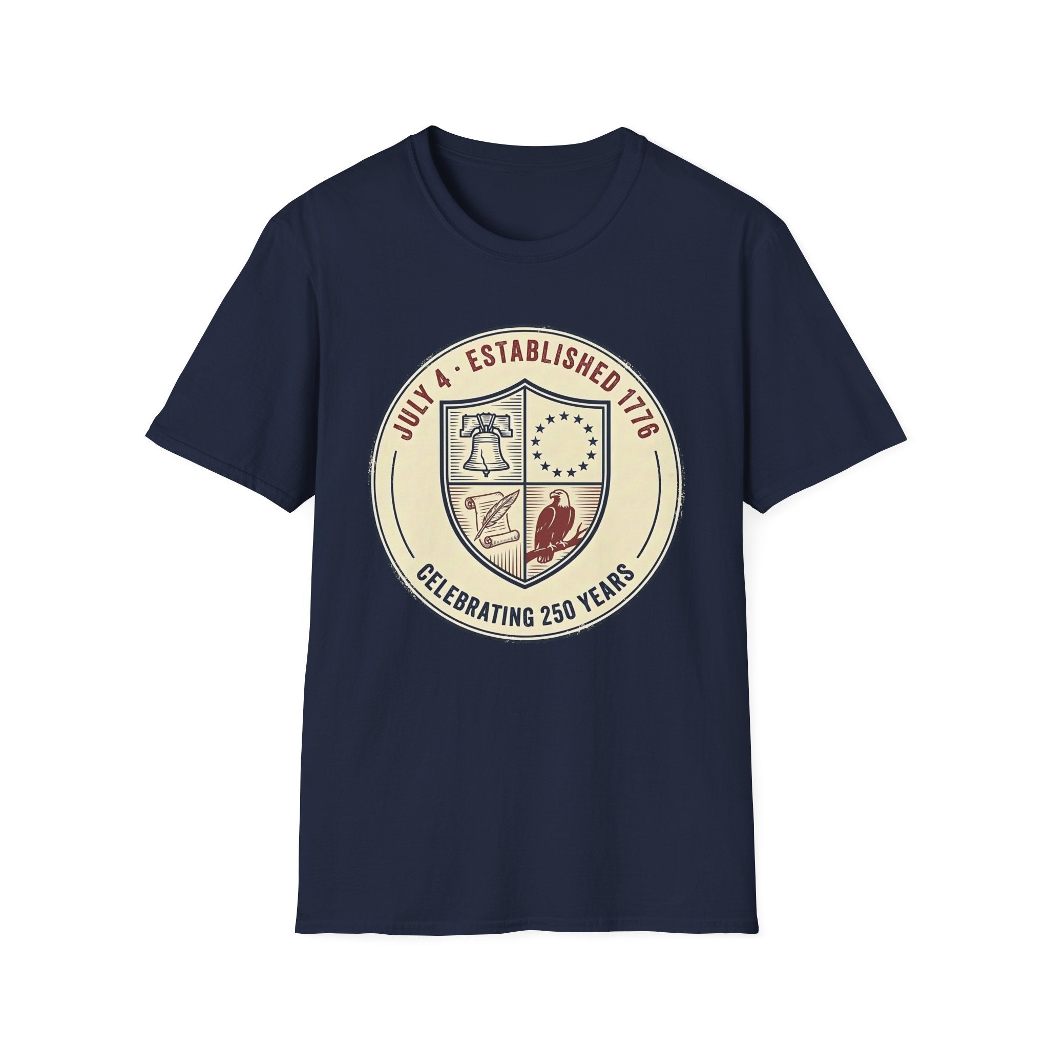 Vintage USA 250th Anniversary Badge T-Shirt | Semiquincentennial Shirt