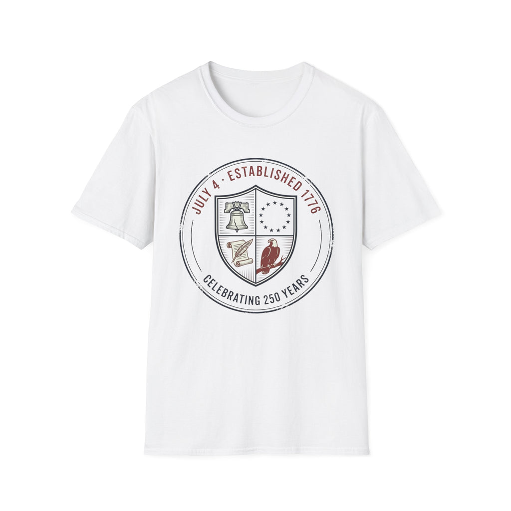 Vintage USA 250th Anniversary Badge T-Shirt | Semiquincentennial Shirt