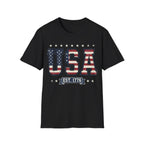 Vintage USA Varsity Est 1776 T-Shirt | Distressed Collegiate Patriotic Tee