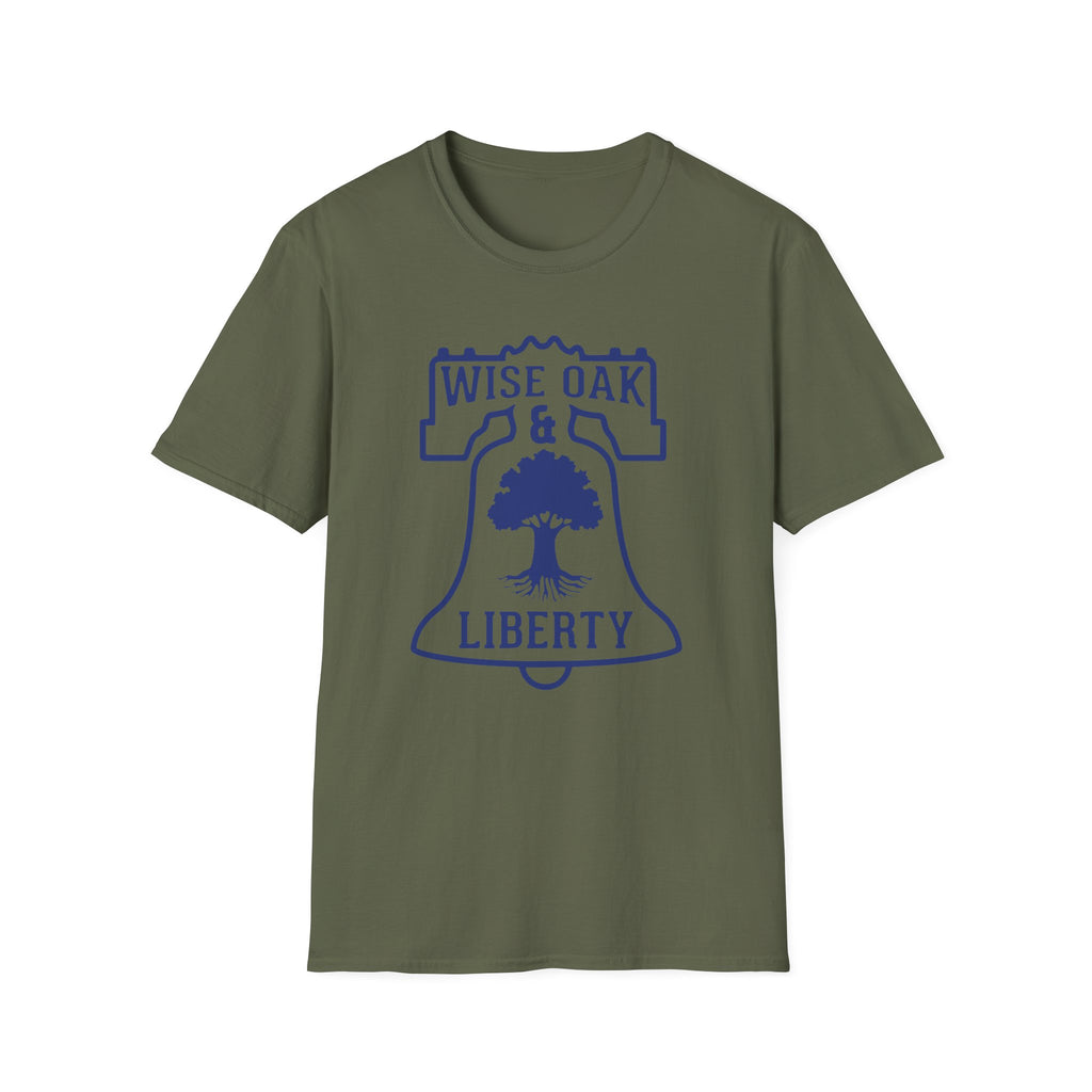 Wise Oak & Liberty Official Logo T-Shirt | Classic Patriotic Brand Tee