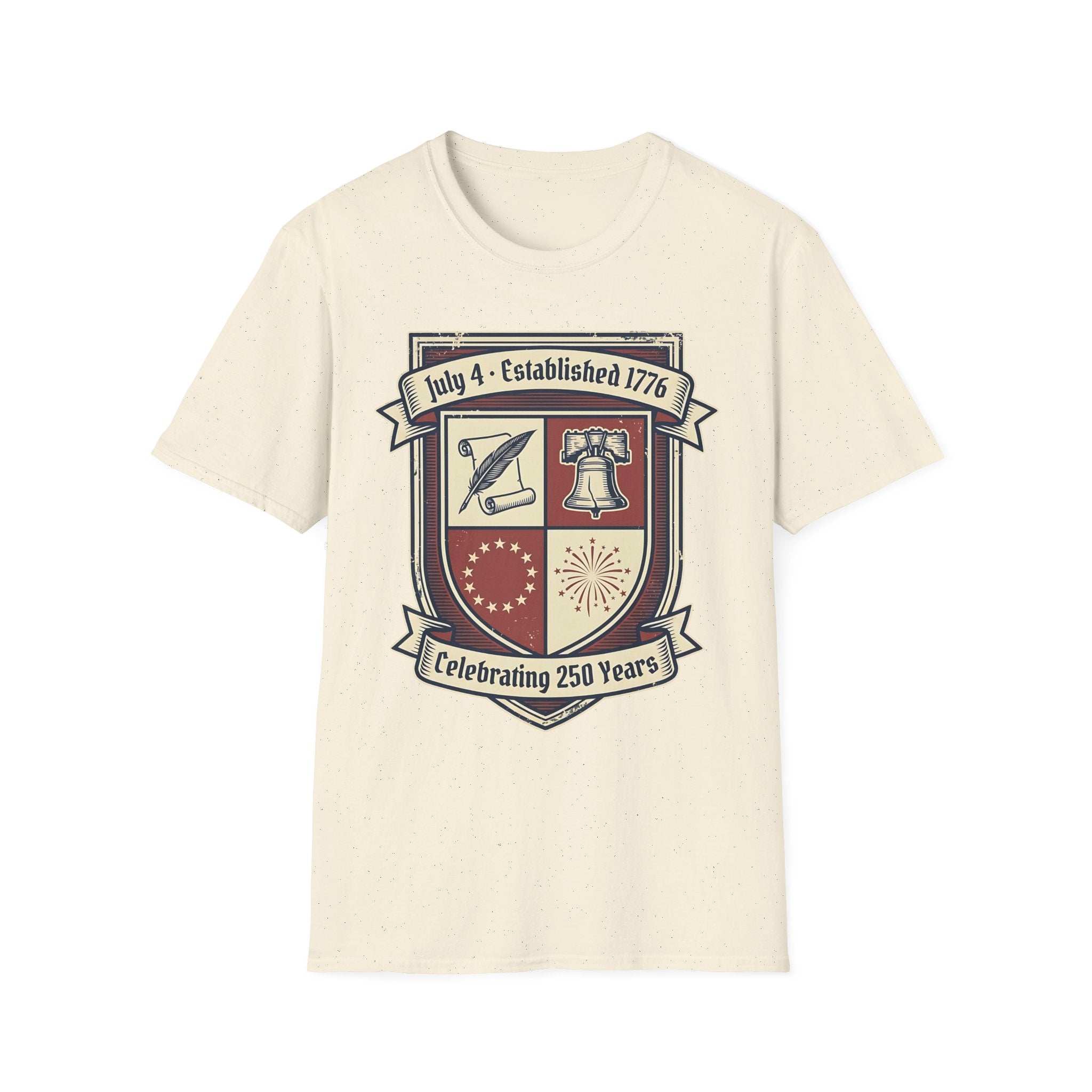 Vintage USA 250th Anniversary Crest T-Shirt | Semiquincentennial Shirt