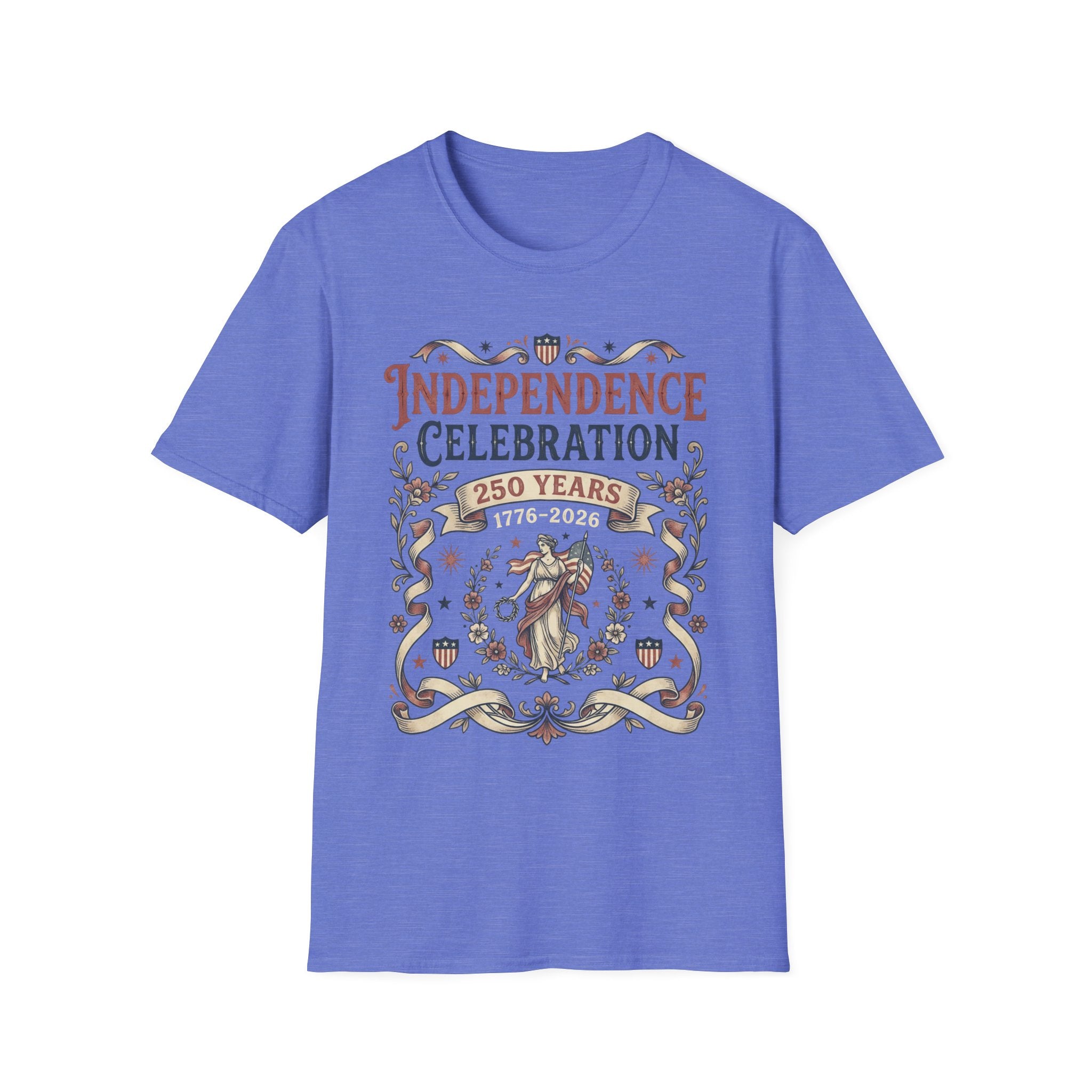 America 250 Lady Liberty Shirt | Vintage 1776-2026 Independence Celebration
