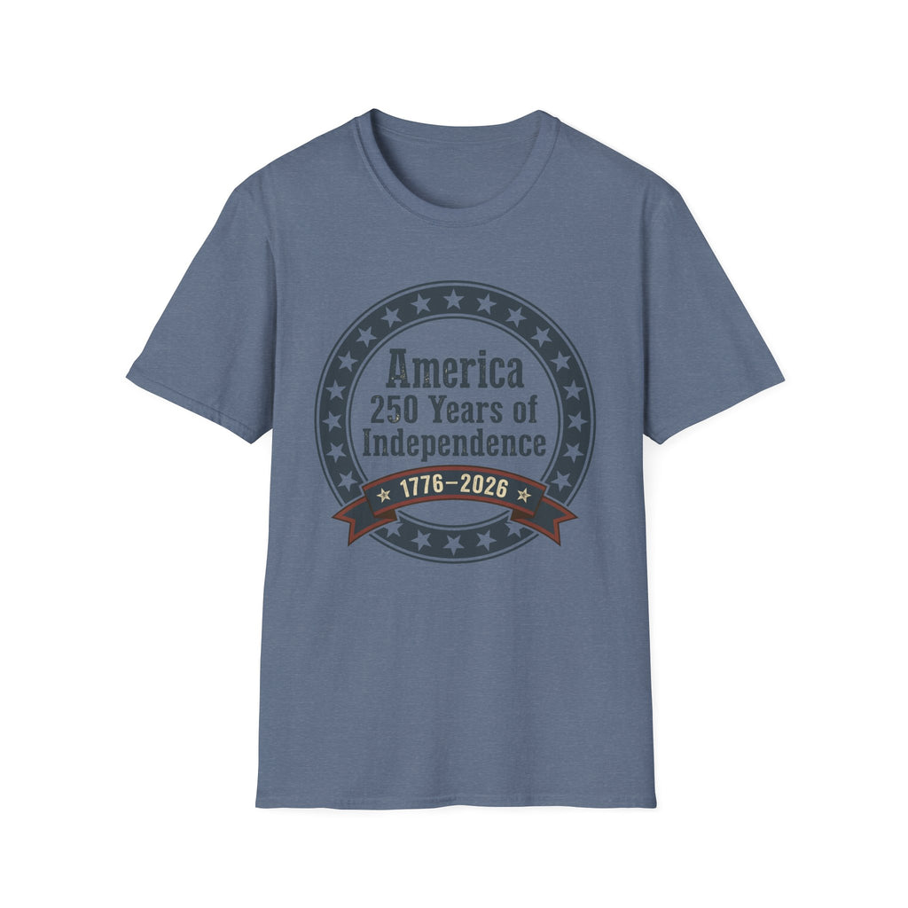 America 250 Years of Independence 1776-2026 Vintage Seal T-Shirt
