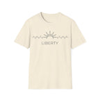 Minimalist Statue of Liberty T-Shirt | Subtle Patriotic Line Art Tee