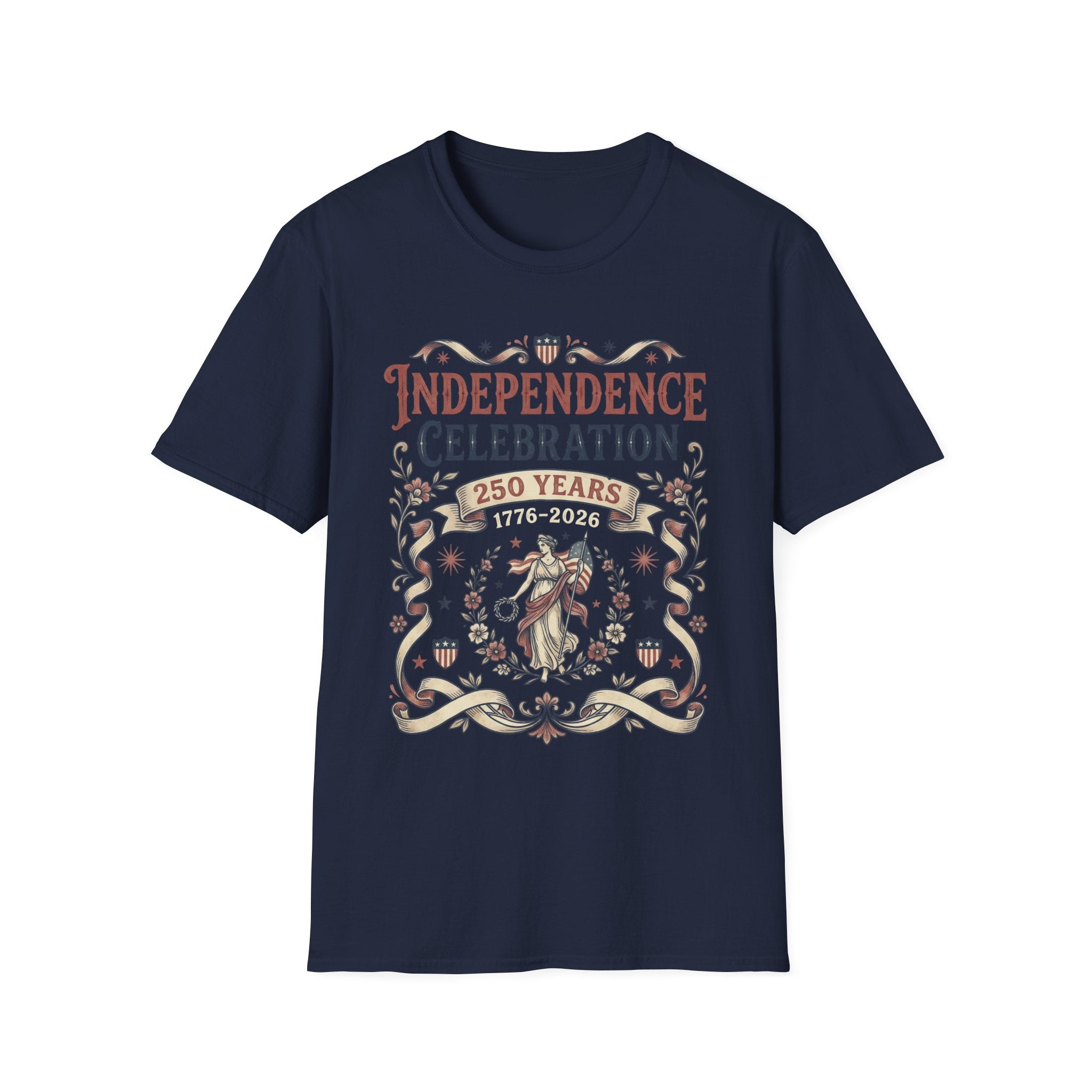 America 250 Lady Liberty Shirt | Vintage 1776-2026 Independence Celebration