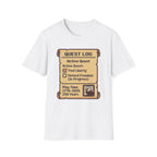 8-Bit Quest Log Patriotic T-Shirt | America 250th Anniversary RPG Gamer Tee