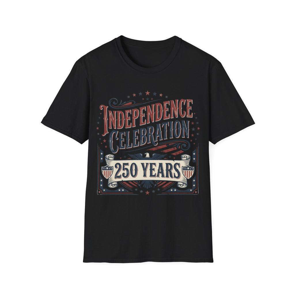 Vintage America 250 Years Independence Celebration T-Shirt